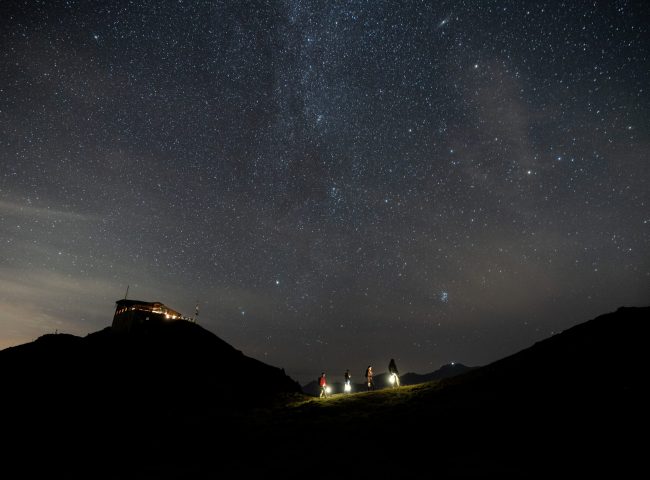 Laternenwanderung, Piz Scalottas, Bergerlebnis, Laterne, Sommer 2020, Bergerlebnisse, Berg, Bergbahnen, Wandern, Nacht